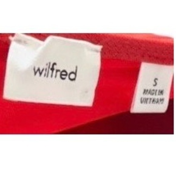 Wilfred Aritzia Red Halter Neck Ruched Midi Dress Sleeveless Open Back Size S - Picture 4 of 4